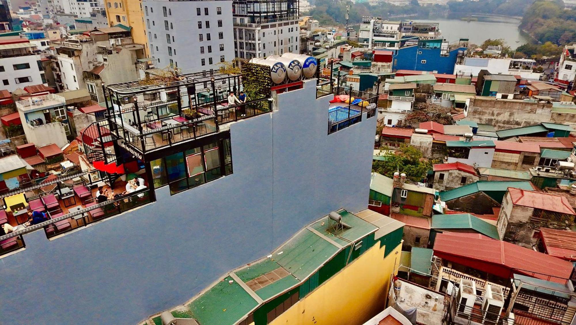 Lakeview Backpackers Hostel & Rooftop Bar Hanói Exterior foto